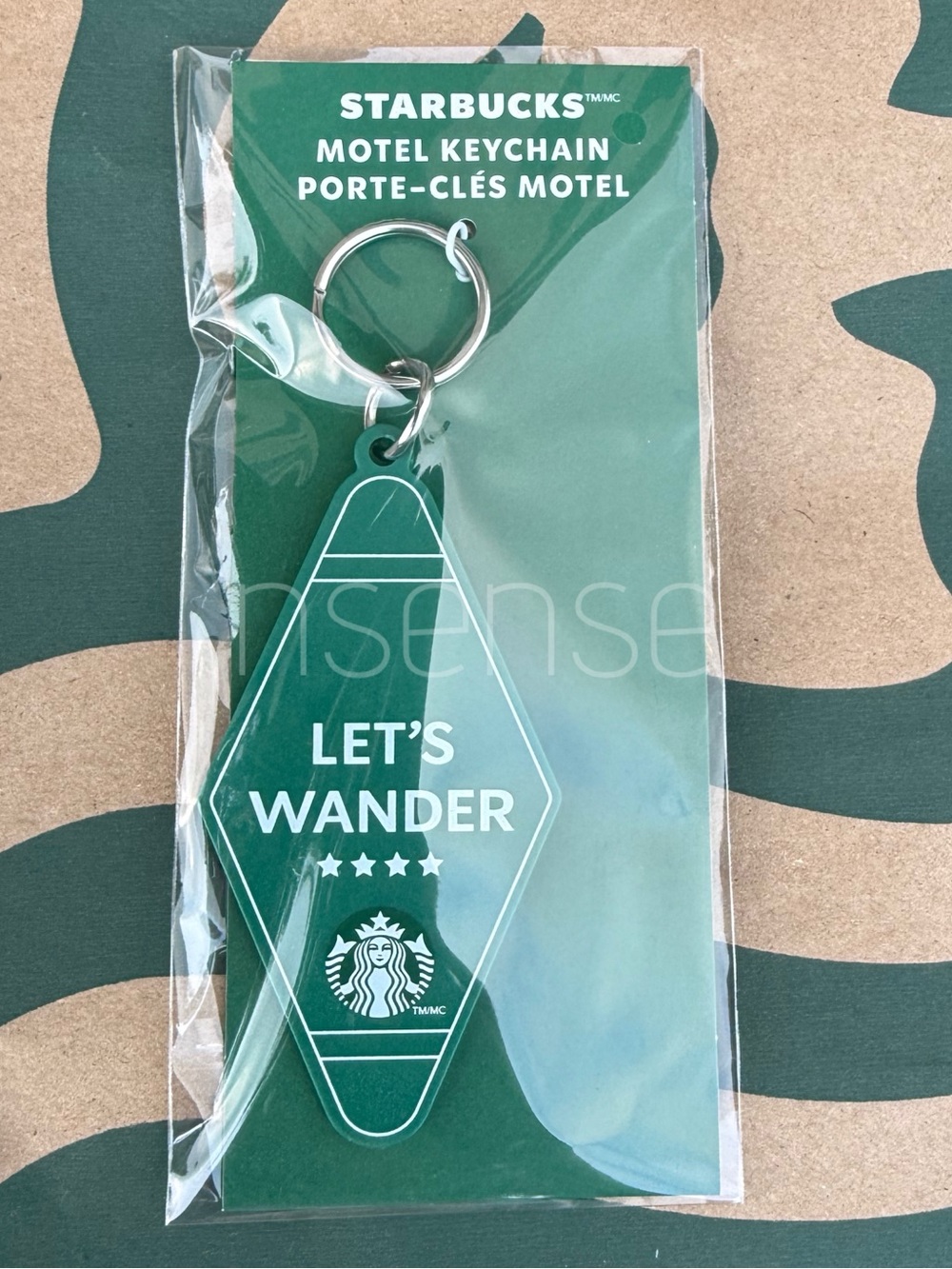 Starbucks Motel Keychain